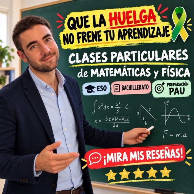 Clases particulares durante la Huelga docente