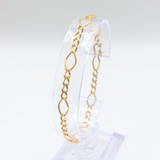 Pulsera de Oro 18k - (750), 19cm, 5.91gr, Fígaro