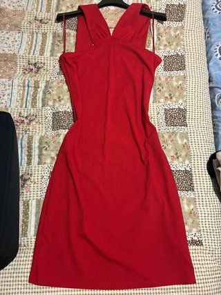 Vestido rojo ajustado