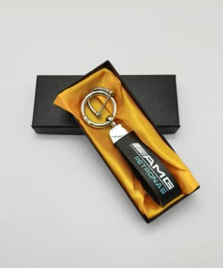 Llavero de cuero Mercedes AMG petronas