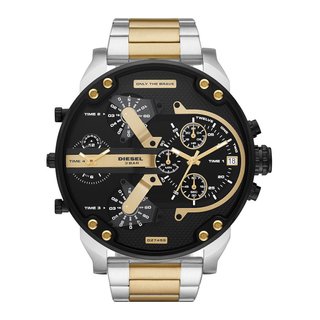 Reloj Diesel Mr Daddy nuevo negro y dorado