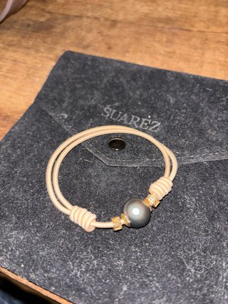 Pulsera Suarez con Perla de Tahití y Oro