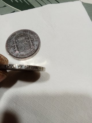 Moneda de 5 Pesetas de España
