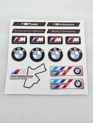 Juego vinilos BMW M jordanian riders