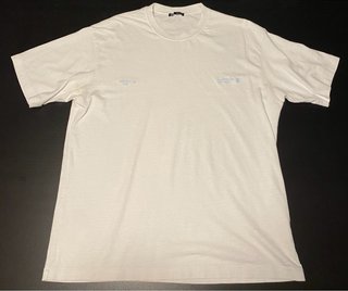 Camiseta Oversize Blanca Zara. talla grande