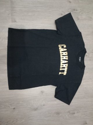 Camiseta Carhartt Negra y Dorada