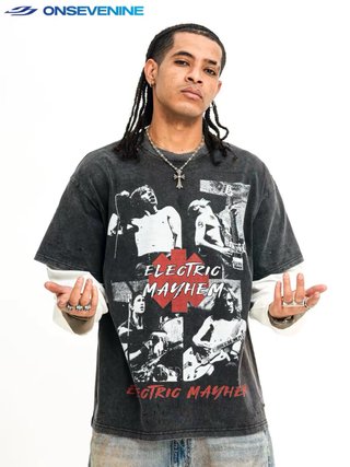 Camiseta Vintage Rock Electric Mayhem
