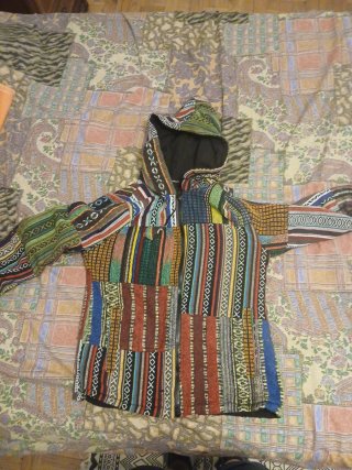 Chaqueta Estilo Hippie Multicolor