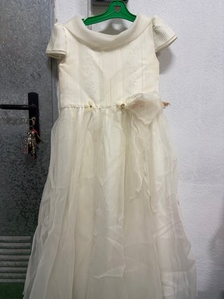 Vestido de comunión blanco de niña