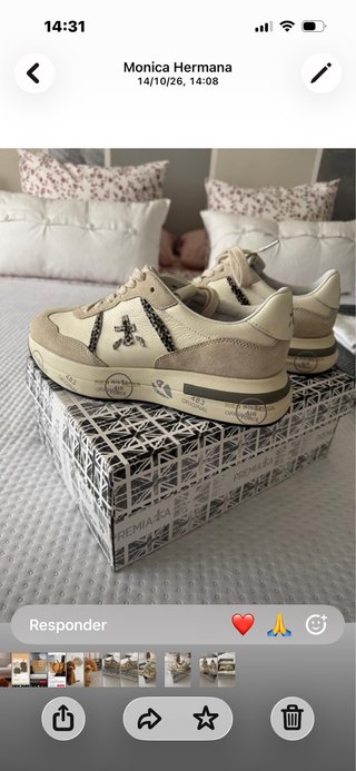 Zapatillas Premiata Beige