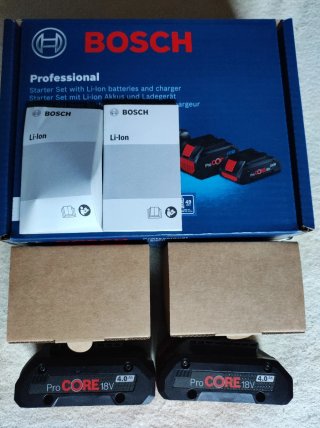NUEVAS Batería Bosch ProCORE 18V 4.0 Ah X 2 Uds.