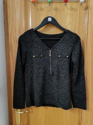 Jersey fino de manga larga