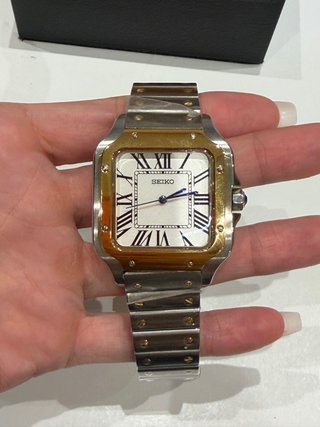 Seiko mod estilo cartier