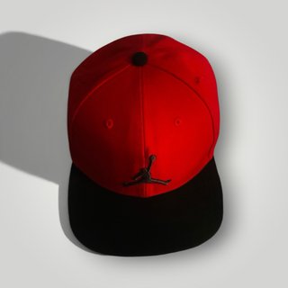 Cappello Snapback Jordan Rosso e Nero taglia unica