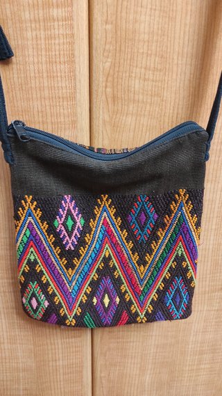Bolso Bandolera Étnico Bordado