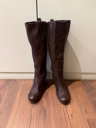 Botas altas Armand Basi marrones