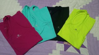 4 Camisetas Deportivas Domyos