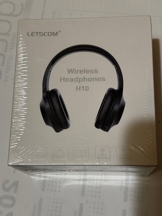 Auriculares inalámbricos LETSCOM H10 negros