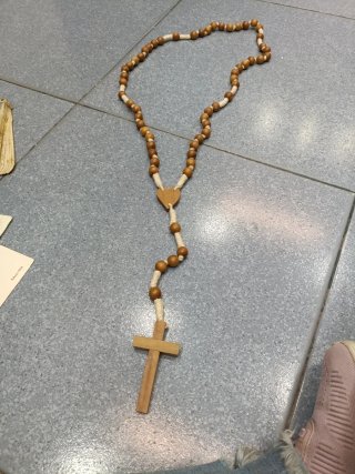 Rosario Artesanal Grande de Madera