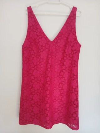 Vestido Desigual corto floral rosa