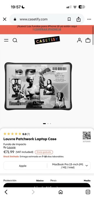 Funda CASETiFY para MacBook Air 13.6 (M2-M5)
