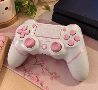 Mando inalámbrico PS4 blanco