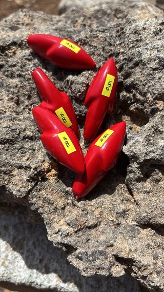 Set 5 Piombi Surf Casting Tommy 100g