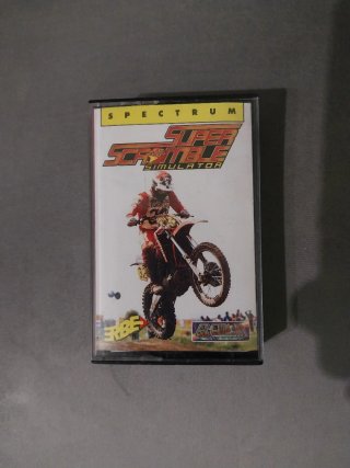 Super Scramble Simulator Spectrum Cassette