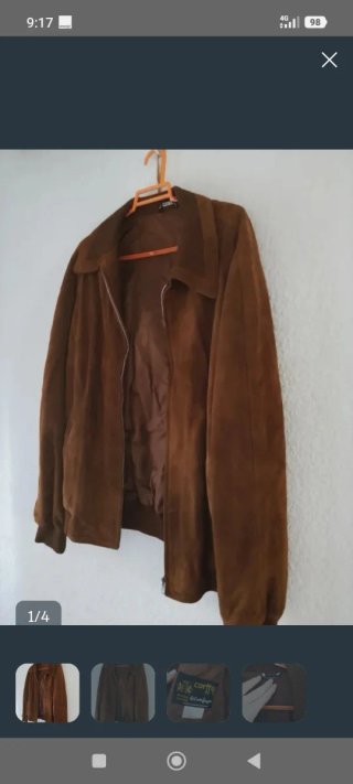 Chaqueta de Ante El Corte Inglés Talla M