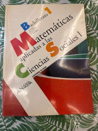 Matemáticas aplicadas a las ciencias sociales