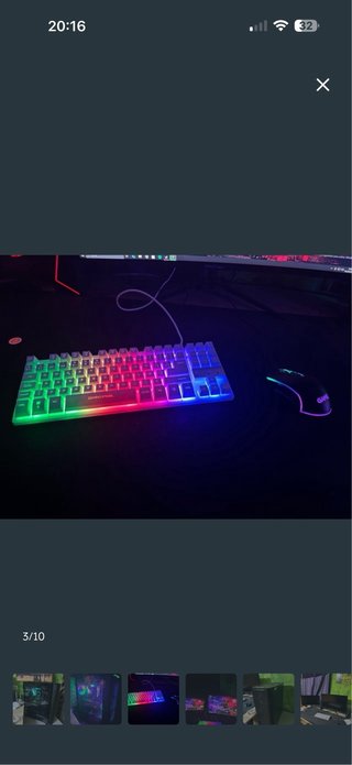 Conjunto de periféricos para PC gaming