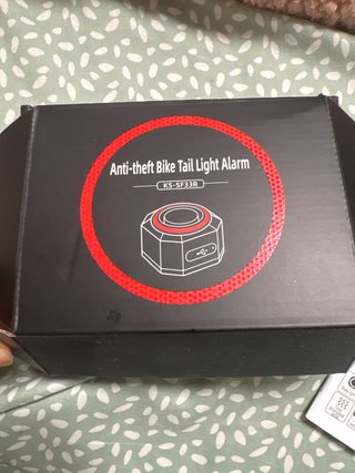 Alarma y Luz Trasera para Bicicleta KS-SF33R