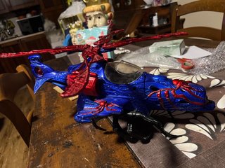 Elicottero Spiderman + Moto + Personaggio