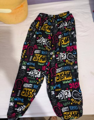 Pantalón bombacho estampado