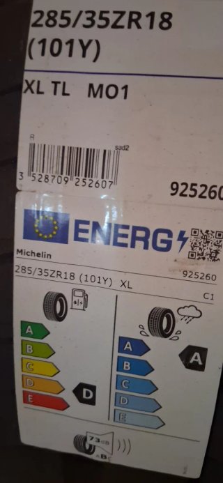 2 Neumáticos Michelin 285/35ZR18 (101Y) XL