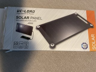 Panel Solar WE-LOAD 10W Carga USB