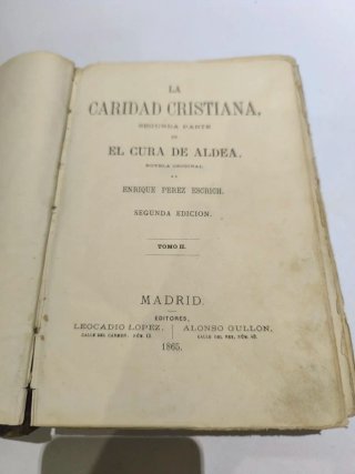 Libro religioso. La caridad cristiana