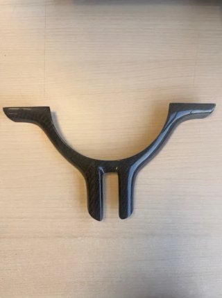 Embellecedor volante BMW E46 carbono