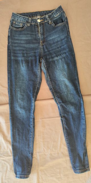 Jeans blu denim