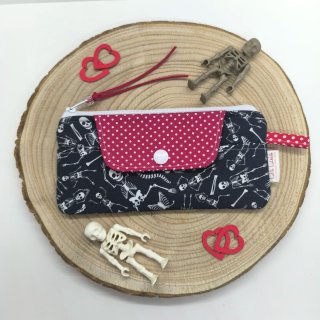 Cartera Monedero Estampado Esqueletos