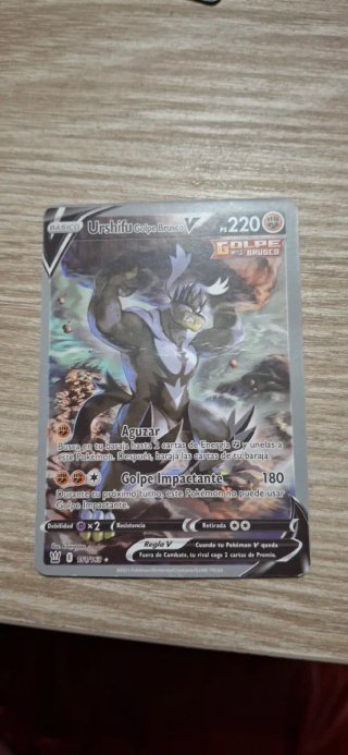 Carta Pokémon Urshifu Golpe Brusco V 151/163