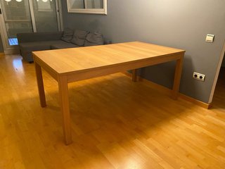 Mesa de Comedor Extensible de Madera. 175x90cm