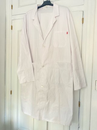 Bata Profesional Blanca Velilla Talla 60 Nueva