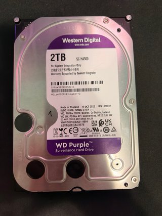 WD Purple 2TB HDD SATA 3.5 SMART Bueno