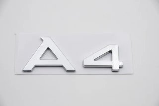 Emblema logo trasero Audi A4 cromado