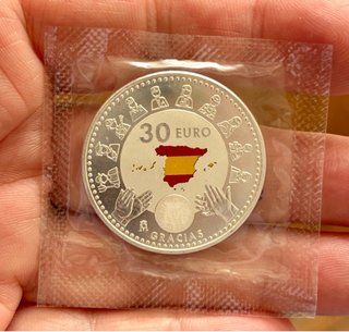 Moneda 30€ Héroes Anónimos 2020
