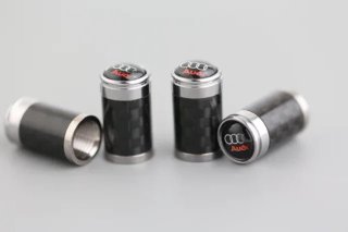 Tapones válvulas Audi carbono