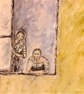Dibujo técnica mixta