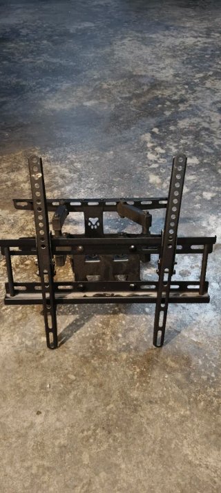 Soporte TV Pared Inclinable Negro
