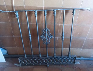Reja ventana de hierro forjado 94 alto x 99 ancho